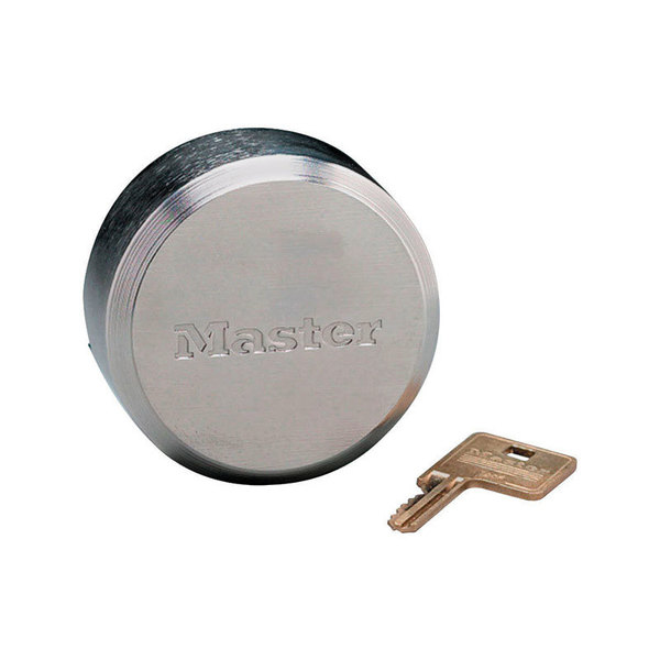 Master Lock Disc Padlock Chrome 6271